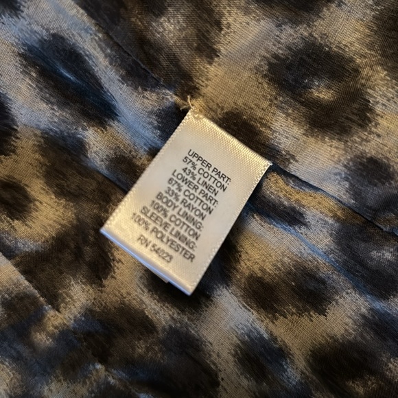 Banana Republic Heritage black/tan blazer size 4 - Picture 3 of 4